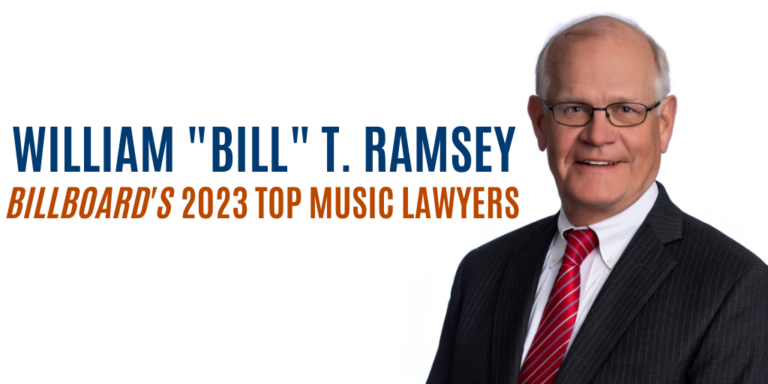 Bill Ramsey Named to Billboard’s 2023 Top Music Lawyers list - Neal ...