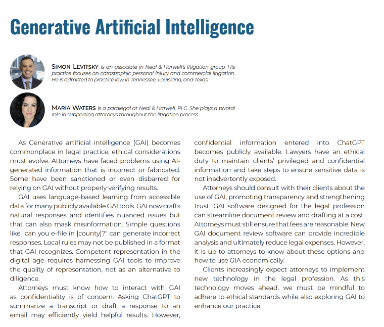 Generative Artificial Intelligence